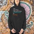 The Only Thing I Like More Than Reading Books Is Fucking Men Hoodie