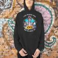 Tie-Dye Messy Bun Skull I Like My Books Spicy & My Coffee Men Hoodie