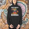 Tiger Reading Book Wearing Glasses Library Animal Men Hoodie Tiger Reading Book Wearing Glasses Library Animal Men Hoodie