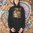 History Month I Teach Melanin Book Black Teacher Men Hoodie