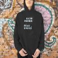 Trendy Read Books Stencil Spray Paint Men Hoodie