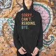 Tut Mir Sorry Ich Kann Nicht Lesen Bye Book Lover Men Hoodie