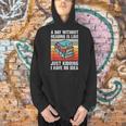 Vintage Book Reading Teacher Read Books Nerd Reader Men Hoodie