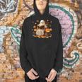 Vintage Ghost Reading Book Pumpkin Halloween Books Lover Men Hoodie Vintage Ghost Reading Book Pumpkin Halloween Books Lover Men Hoodie