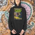 Vintage Horror Comic Book Cover Shadowed Library Zombie Men Hoodie Vintage Horror Comic Book Cover Shadowed Library Zombie Men Hoodie