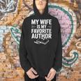 My Wife Is My Favorite Author Book Lover Men Hoodie My Wife Is My Favorite Author Book Lover Men Hoodie