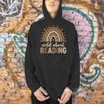 Wild About Reading Cute Rainbow Book Lover Teacher Men Hoodie