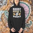 Wolf Lover Easily Distracted By Wolves And Books Read Men Hoodie
