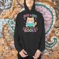 Women's Just A Girl Who Loves Books Reading Read Book Bookworm Men Hoodie Women's Just A Girl Who Loves Books Reading Read Book Bookworm Men Hoodie