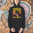Women's These Are The Good Old Days Cat Reading A Book Men Hoodie