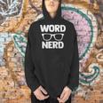 Word Nerd Book Reading Men Hoodie Word Nerd Book Reading Men Hoodie