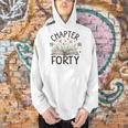 1986 Chapter Forty 40th Birthday Wildflower Book 40 Year Old Men Hoodie