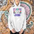 Back To School Book Reader Reading Is My Jam Bookworm Raglan Baseball Tee Men Hoodie