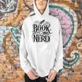 Book Nerd Books Reading Bookworm Bibliophile Men Hoodie