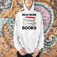 Book Reading Books Librarian Read More Books Men Hoodie