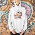 Books And Boos Reading Ghost Premium Tri-Blend Men Hoodie Books And Boos Reading Ghost Premium Tri-Blend Men Hoodie