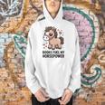 Books Fuel My Horsepower Cute Reading Pony Men Hoodie