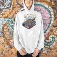 Books Rock Rock'n Roll Science Of Reading Teachers Guitar Men Hoodie