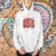 Books Are My Valentine Book Lover Heart Matching Party Men Hoodie