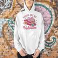 Books Are My Valentine Coquette Bow Bookworm Pink Books Men Hoodie