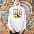 Caring For Your Evil Cat Retro Dark Humor Book Cover Premium Tri-Blend Men Hoodie Caring For Your Evil Cat Retro Dark Humor Book Cover Premium Tri-Blend Men Hoodie
