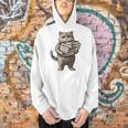 Cat Book Lover Reading Men Women Kids Men Hoodie