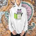 Cats And Books Happiness Cartoon Cat Pun For Women Men Hoodie Cats And Books Happiness Cartoon Cat Pun For Women Men Hoodie