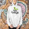 Cute Book Worm Reading Lovers Men Hoodie Cute Book Worm Reading Lovers Men Hoodie