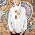 Cute Reading Cat With Kitten Dandelion Flowers Book Lover Men Hoodie Cute Reading Cat With Kitten Dandelion Flowers Book Lover Men Hoodie