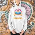 Donut Stop Reading Cute Book Reader Bookworm Donut Day Men Hoodie