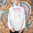 Easily Distracted By Cats Books Bookworm Women Girls Kids Performance Men Hoodie