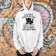 Easily Distracted By Cats And Books Cat Book Lover Men Hoodie