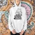 Easily Distracted Cats And Books Men Hoodie