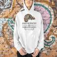 Easily Distracted By Chameleons And Books Men Hoodie