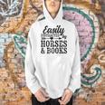Easily Distracted By Horses And Books Horse Lover Men Hoodie Easily Distracted By Horses And Books Horse Lover Men Hoodie