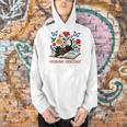 El Salvador Hispanic Heritage Month Book Cute Floral Cat Art Men Hoodie