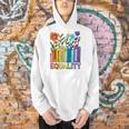 Equality Books Wildflower Rainbow LGBT Lesbian Gay Pride Men Hoodie