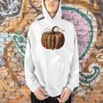 Fall Book Pumpkin Halloween Retro Fall Librarians Bookworm Men Hoodie