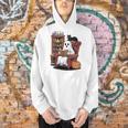 Ghost With Bookshelf Halloween Bookish Premium Tri-Blend Men Hoodie Ghost With Bookshelf Halloween Bookish Premium Tri-Blend Men Hoodie