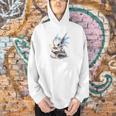 Go Away I'm Reading a Book Dragon Books And Dragons Bookish Premium Tri-Blend Men Hoodie