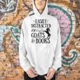 Goat Quote Easily Distracted By Goats And Books Lover Men Hoodie Goat Quote Easily Distracted By Goats And Books Lover Men Hoodie