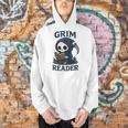 Grim Reader Dark Humor Read Book & Library Lovers Men Hoodie