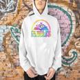 I'm With The Banned Books Retro Tie Dye Wildflowers Men Hoodie