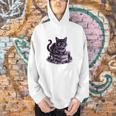 I'm An Indoor Cat Cute Witch Kitten With Books And Candles Men Hoodie