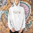 I'm Just Here For The Books Cute Halloween Ghost Reading Men Hoodie