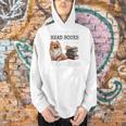 I Just Want To Read Books And Pet My Pomeranian Dog Premium Men Hoodie
