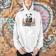 Kawaii Panda Book Lover Reading Books Panda Librarian Men Hoodie