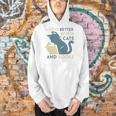 Life Is Better With Cats And Books Men Hoodie Life Is Better With Cats And Books Men Hoodie
