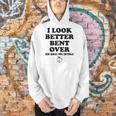 I Look Better Bent Over Book See Back For Details Peach Butt Men Hoodie
