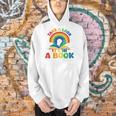 Take a Look It's In a Book Rainbow Reading Men Hoodie